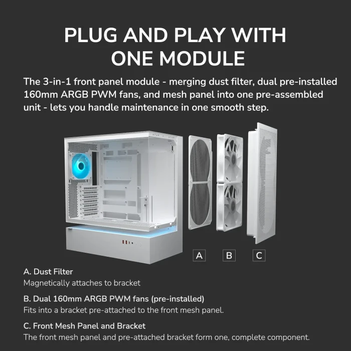 COUGAR CFV235 Mesh Black