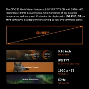 COUGAR CFV235 Mesh Vision LCD Black