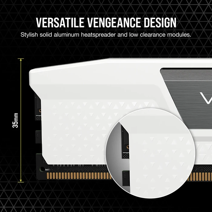 32GB (2x16) DDR5-6400 CL32 CORSAIR VENGEANCE White XMP