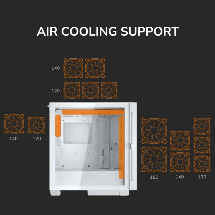 COUGAR AIRFACE ECO RGB - Black