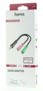 HAMA Аудио 3.5mm TRRS > 2 x TRS