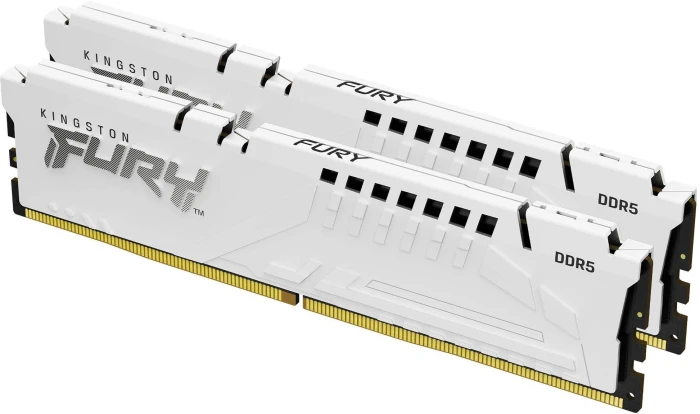32GB (2x16) DDR5-6000 CL30 Kingston FURY Beast White