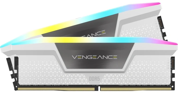 32GB (2x16) DDR5-5200 CL40 Corsair Vengeance White RGB