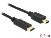 DeLock USB-C > mini-USB 2.0 - 0.5m