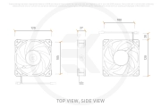EKWB EK-Loop Fan FPT 120 D-RGB Black