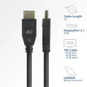 ACT AK4083 DisplayPort 2.1 8K - 3.0m