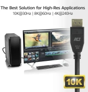 ACT AK4083 DisplayPort 2.1 8K - 3.0m
