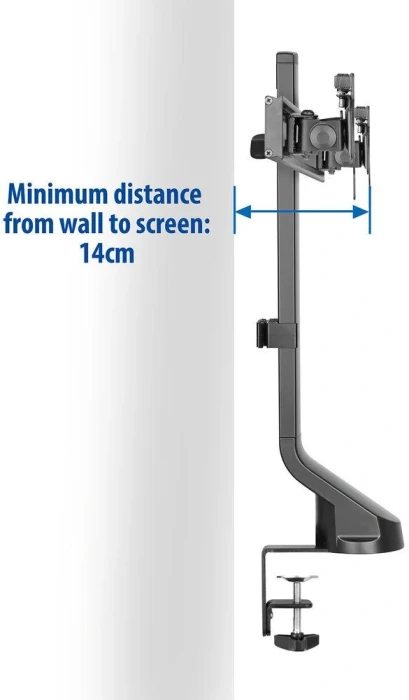 ACT Стойка за 2 бр мониторa 27" с регулиране на височината