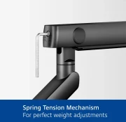 ACT Стойка за монитор до 40" 12кг с едно рамо пружинен механизъм