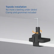 ACT Стойка за монитор до 49" 20кг с едно рамо пружинен механизъм