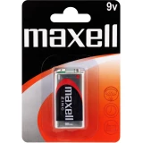 Цинк Манганова батерия MAXELL 6F22 /9V/ 1 бр. в блистер -20бр/кутия