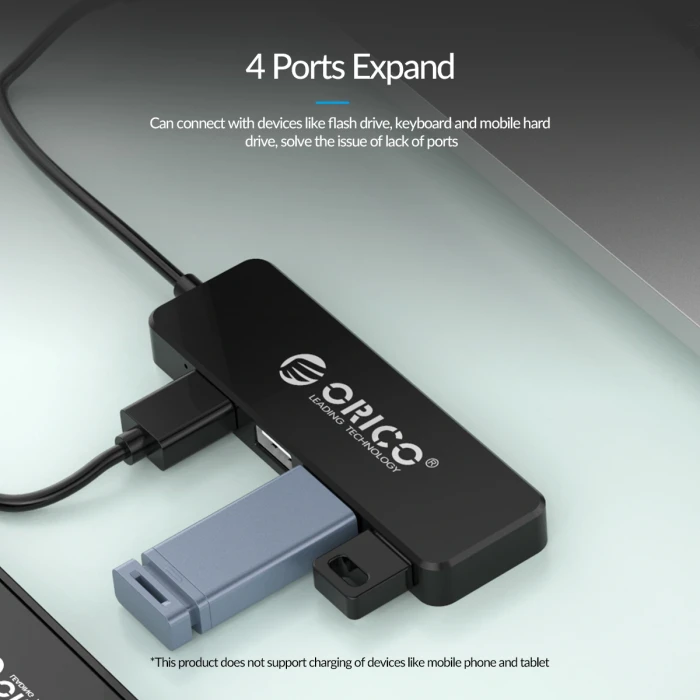 Orico FL01-BK 4 x USB 2.0