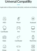 Orico FL01-BK 4 x USB 2.0