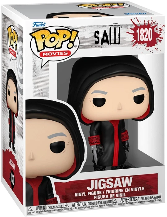 Фигурка Funko Pop! Movies: Saw (10th Anniversary) -Jigsaw (Killer) #1820