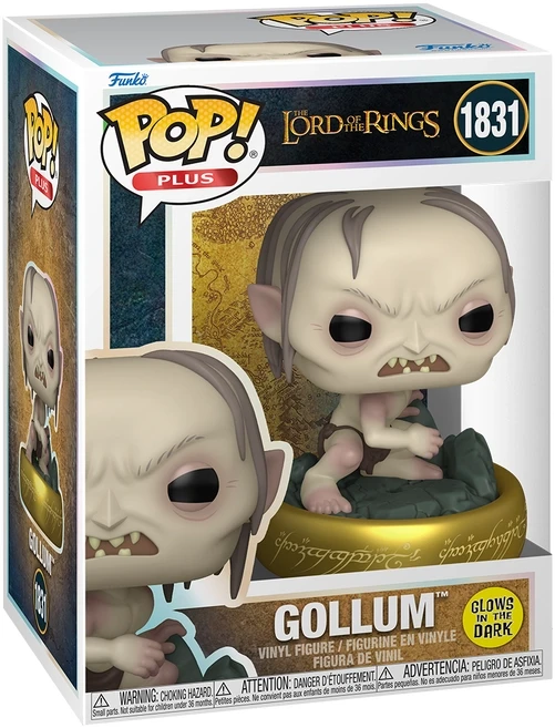 Фигурка Funko Pop! Plus: The Lord of the Rings - Gollum (Glows in The Dark) #1831 Vinyl Figure