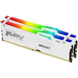 Kingston FURY Beast White RGB 32GB (2x16GB) DDR5 6000MT/s CL36