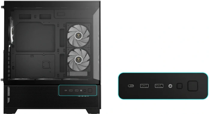 Gamdias AURA GC12 ARGB - Black