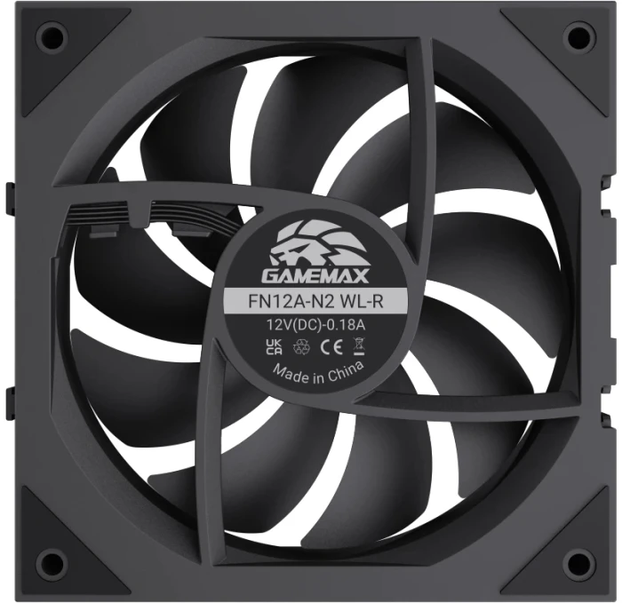 Gamemax FN12A-N2 WL-RW Reverse Black