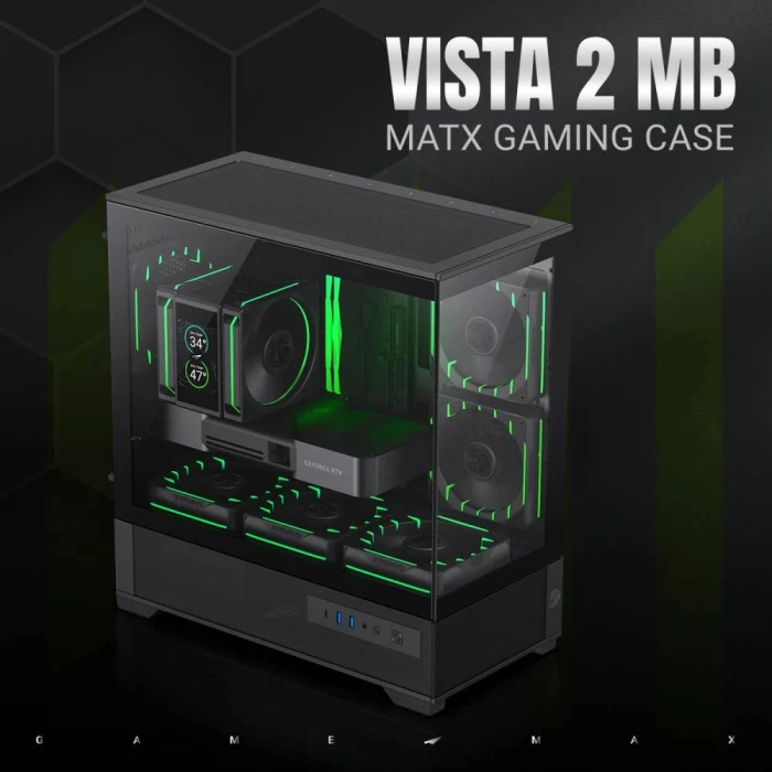 Gamemax Vista 2 MB - Black