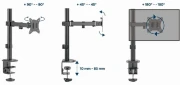 Gembird Стойка за монитор MA-D1-03