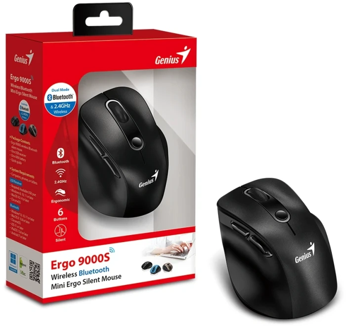 Genius Ergo 9000S Silent - Black