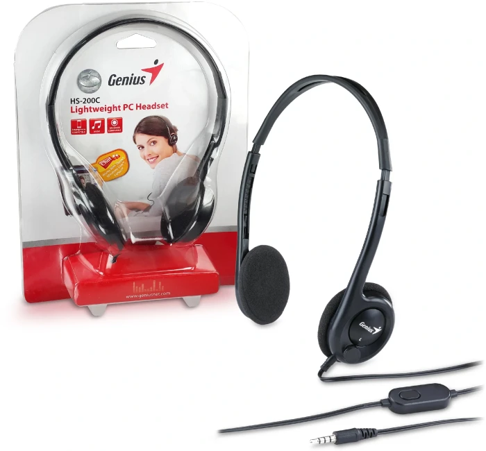 Genius HS-200C 3.5mm - Black