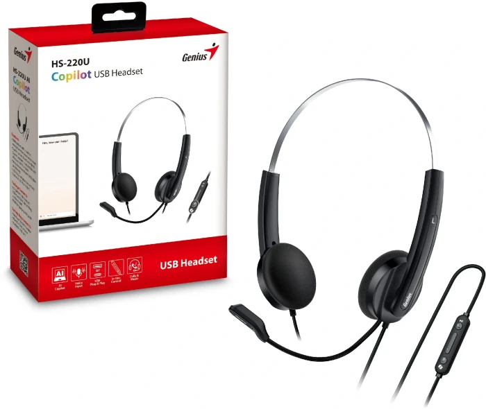 Genius HS-220U USB-C - Black