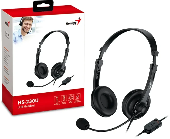 Genius HS-230U USB - Black