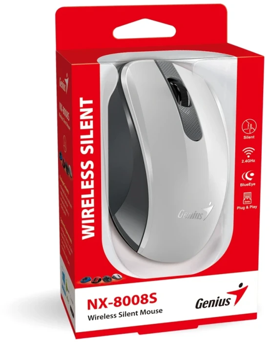 Genius Wireless NX-8008S Silent White
