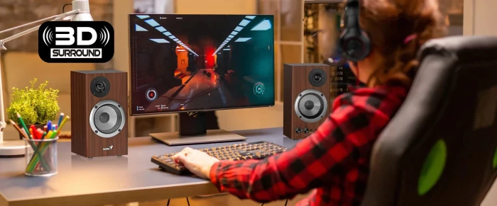 Genius Speakers 2.0 SP-HF500B - 16W