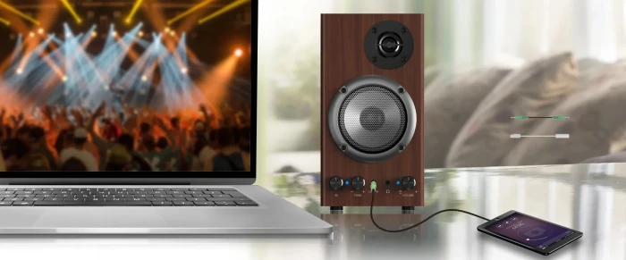 Genius Speakers 2.0 SP-HF500B - 16W