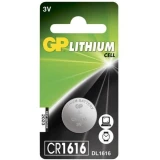 GP Литиева бутонна батерия CR1616 3V