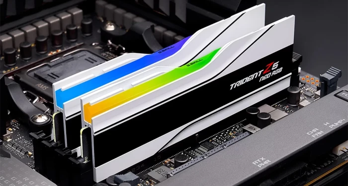 64GB (2x32) DDR5-6000 CL26 G.SKILL Trident Z5 Neo RGB