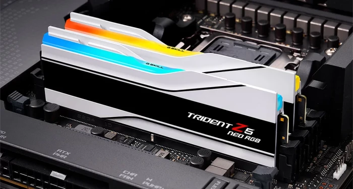 64GB (2x32) DDR5-6000 CL26 G.SKILL Trident Z5 Neo RGB
