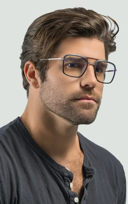 Компютърни очила GUNNAR Baron Silver Amber