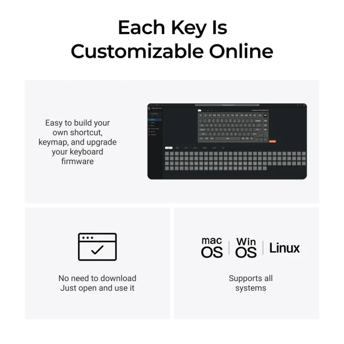 Keychron V1 MAX QMK - Tactile Brown