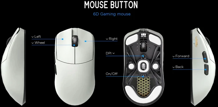 Lamzu MAYA X 8K Wireless White