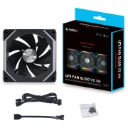 Lian Li UNI FAN SL120 V2 Black Reverse