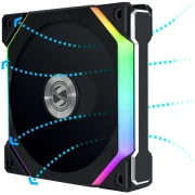 Lian Li UNI FAN SL120 V2 Black Reverse