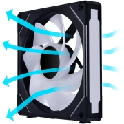 Lian Li UNI FAN SL-INF 140 Black Reverse