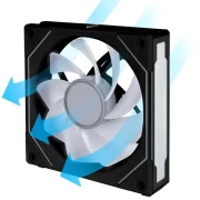 Lian Li UNI FAN SL-INF 120 Black Reverse 3in1