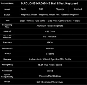 Madlions MAD 60 HE Flagship V2 8K - Magnetic