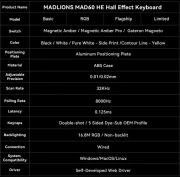 Madlions MAD 60 HE Flagship V2 8K - Magnetic