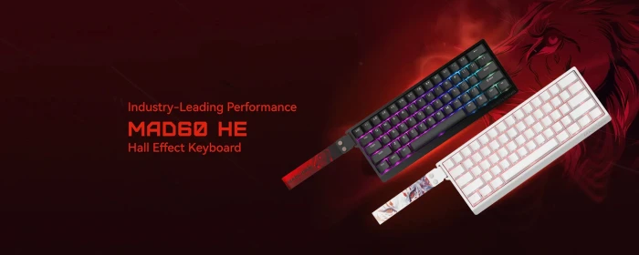 Madlions MAD 60 HE Flagship 8K White Magnetic Amber Pro Switches