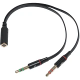 Makki аудио 3.5mm TRRS > 2 x 3.5mm TRS