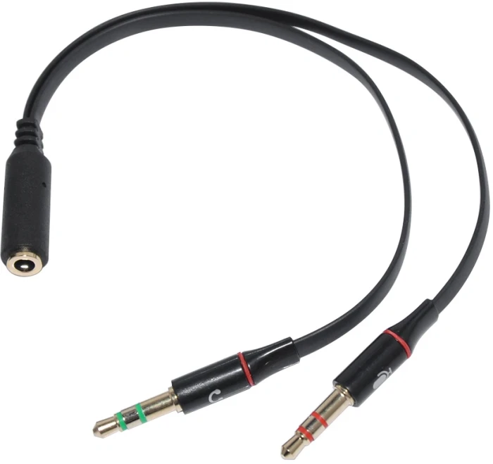 Makki аудио 3.5mm TRRS > 2 x 3.5mm TRS