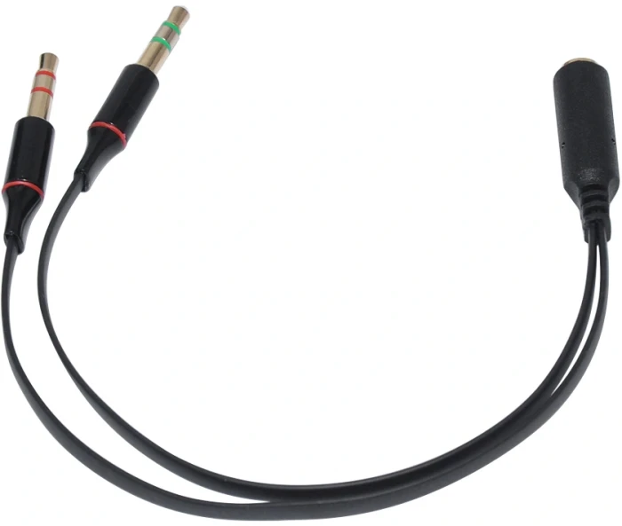 Makki аудио 3.5mm TRRS > 2 x 3.5mm TRS