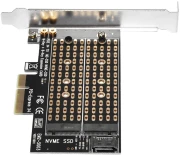 Makki Адаптер M.2 NVMe/SATA PCIe 3.0 x4