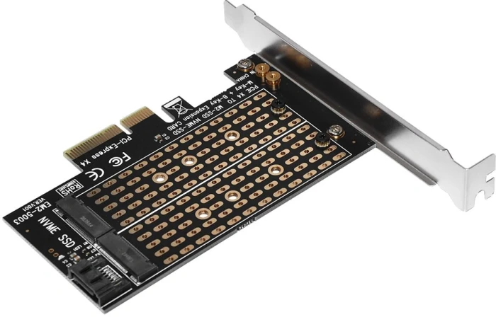 Makki Адаптер M.2 NVMe/SATA PCIe 3.0 x4