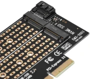 Makki Адаптер M.2 NVMe/SATA PCIe 3.0 x4
